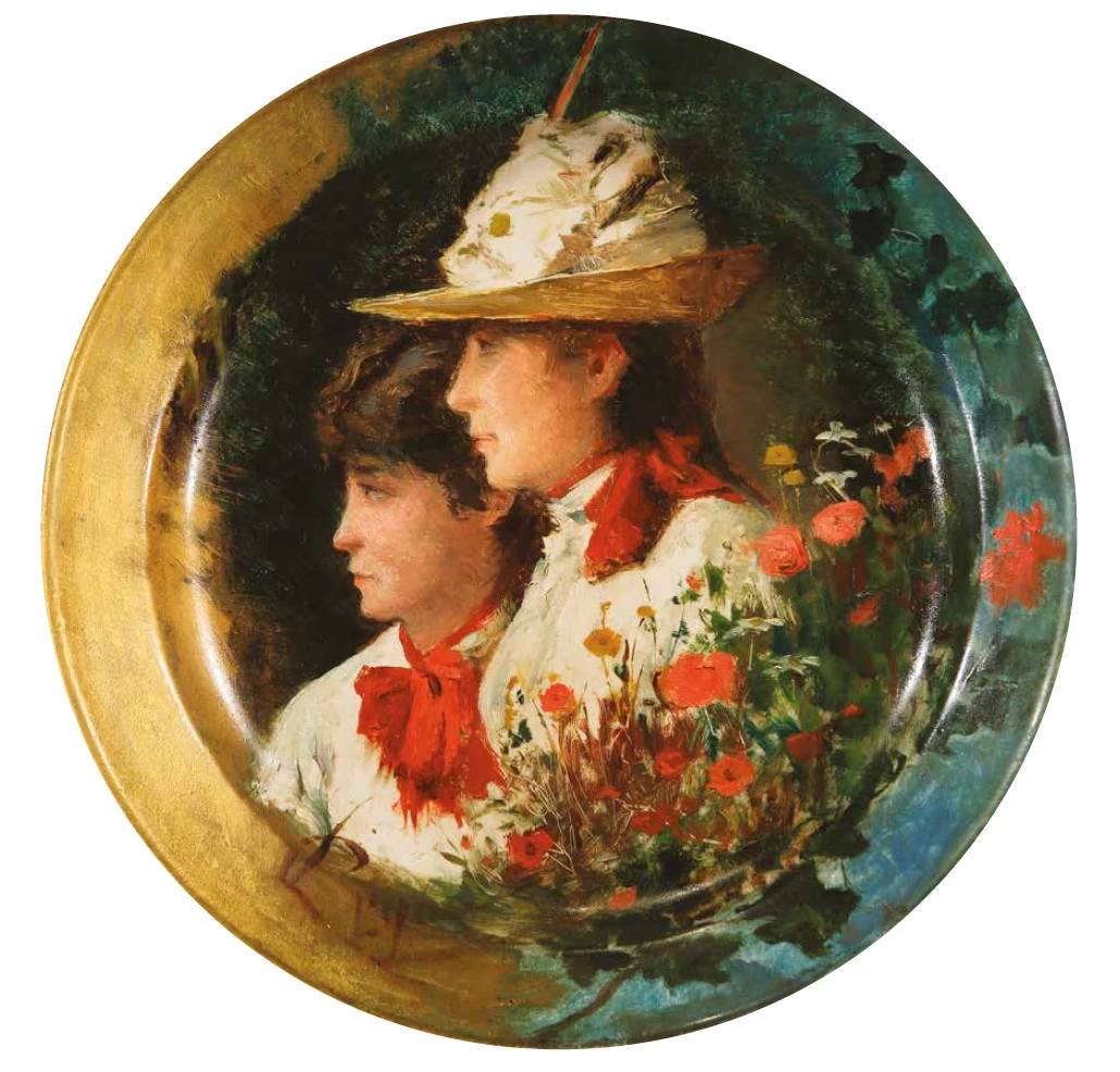  119-Le sorelle (Piatto Riccomanni)-1884